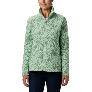 Columbia Fast Trek Light Printed Full-Zip, Chamarras Verde Menta Para Mujer | 635204-FWC